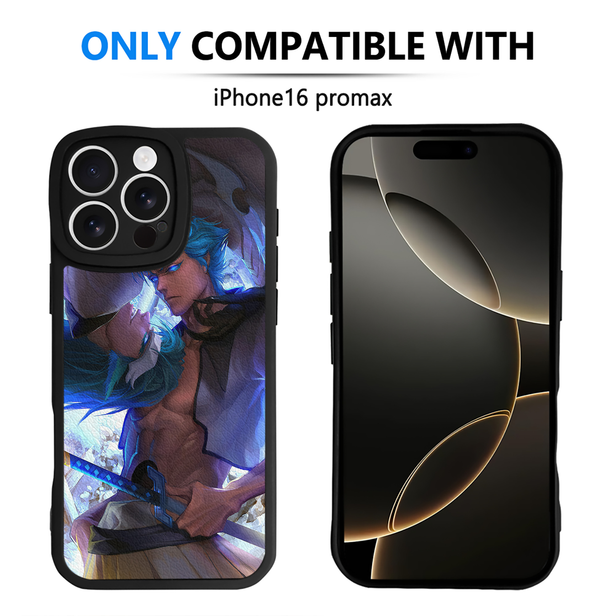 （画像用） ブリーチ BLEACH 【iPhone 16シリーズ対応】シリコンスマホケース（レザー調） 材質：シリコン